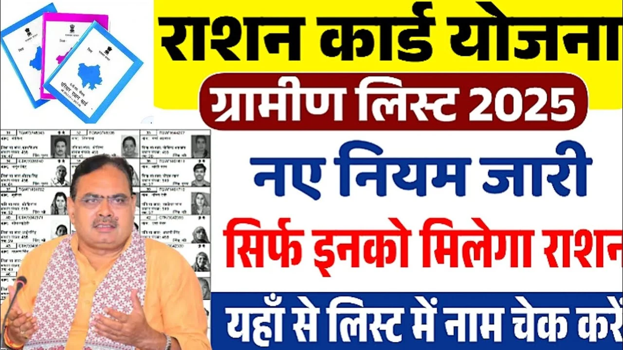Rajasthan Ration Card list 2025: राजस्थान राशन कार्ड लिस्ट में नाम कैसे चेक करें?